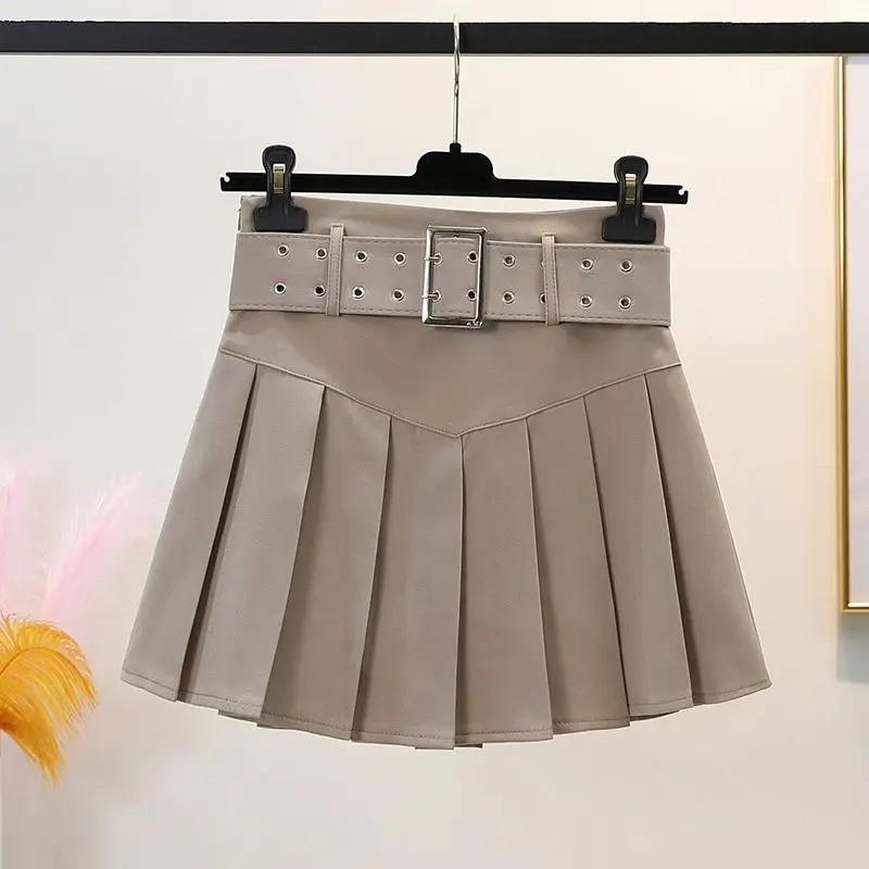 2026 Women Vintage Pink Pleated Skirt Kawaii High Waist Mini Skirts Korean Fashion School Uniform Harajuku Streetwear Spring