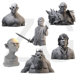 1/10 Bilbo bust GK resin white mold figure model