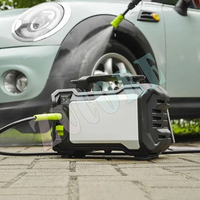 1400W High Pressure Car Washer 220V IPX5 Waterproof Car Washing Machine Water Gun Kit Portable Home Garden Floor Cleaner