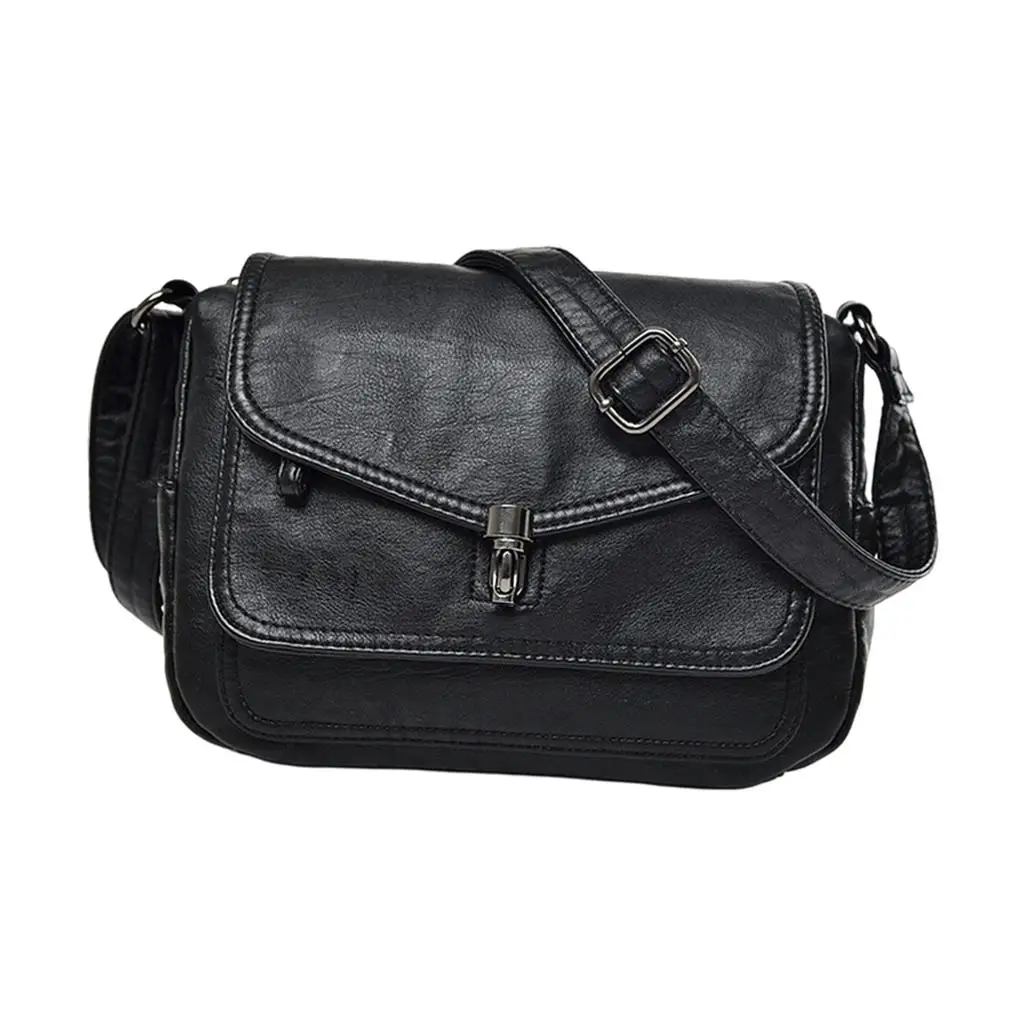 

Женская сумка через плечо из искусственной кожи, повседневная дорожная сумка большой вместимости, сумка-портфель