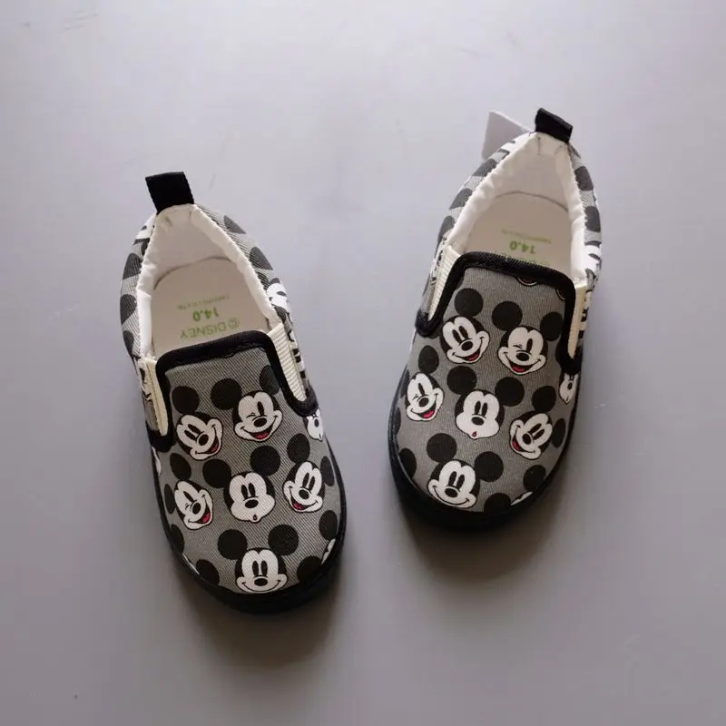 

Kids'Casual Shoes Sneakers Canvas Mickey Mouse Spring For Girls Anti-slip ​Soft Bottom ​Slip-on Red White Shoes Size 14cm-18cm