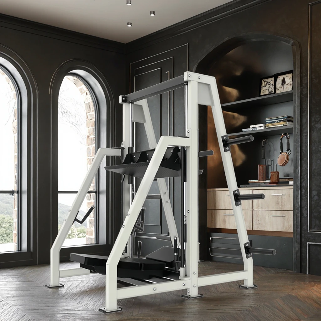 معدات صالة الألعاب الرياضية للياقة البدنية والجسم مدرب ضغط الساق العمودي 90 درجة لوحة ركلة مقلوبة محملة آلة تدريب القوة 1 #5