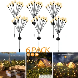 6 paczek lampa LED na energię słoneczną zewnętrzne wodoodporne światła pejzaż z ogrodem świetlik światła ogrodowe trawnik wystrój ogrodu lampa słoneczna