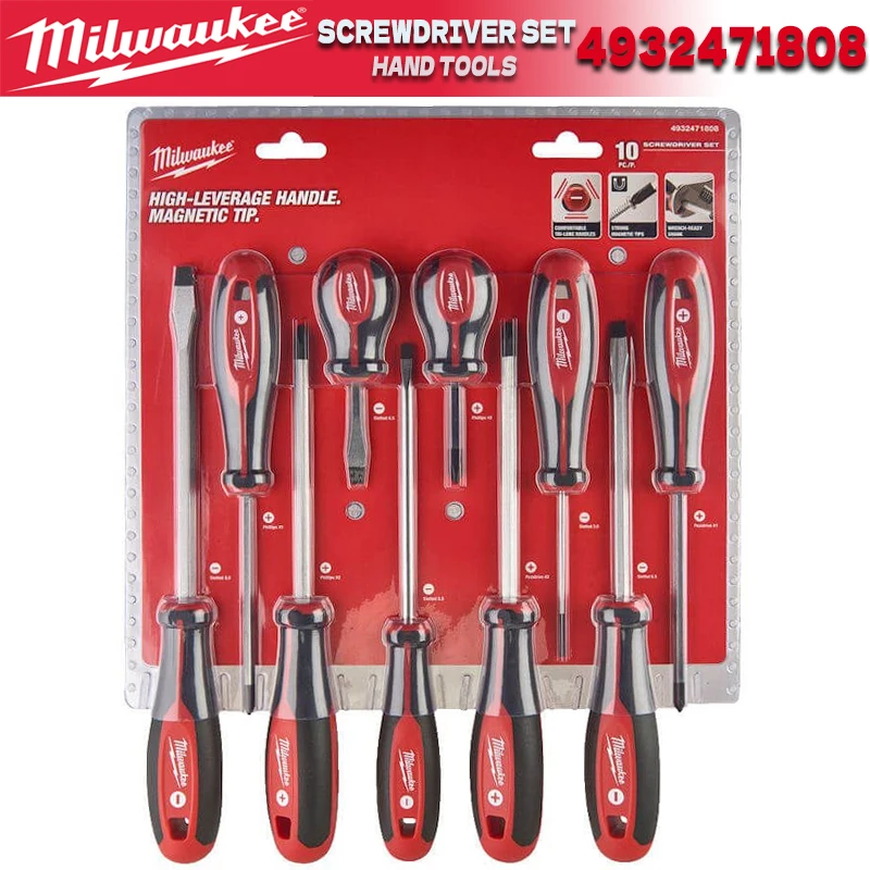 סט מברגים 10 יחידות Milwaukee דגם 4932471808