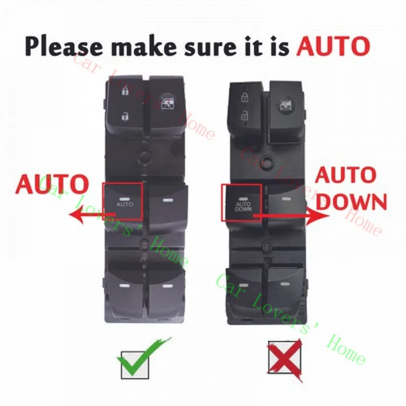 

Высококачественный главный переключатель стеклоподъемника для водительской двери 93570-3X000, подходит для Hyundai Elantra 2011-2015