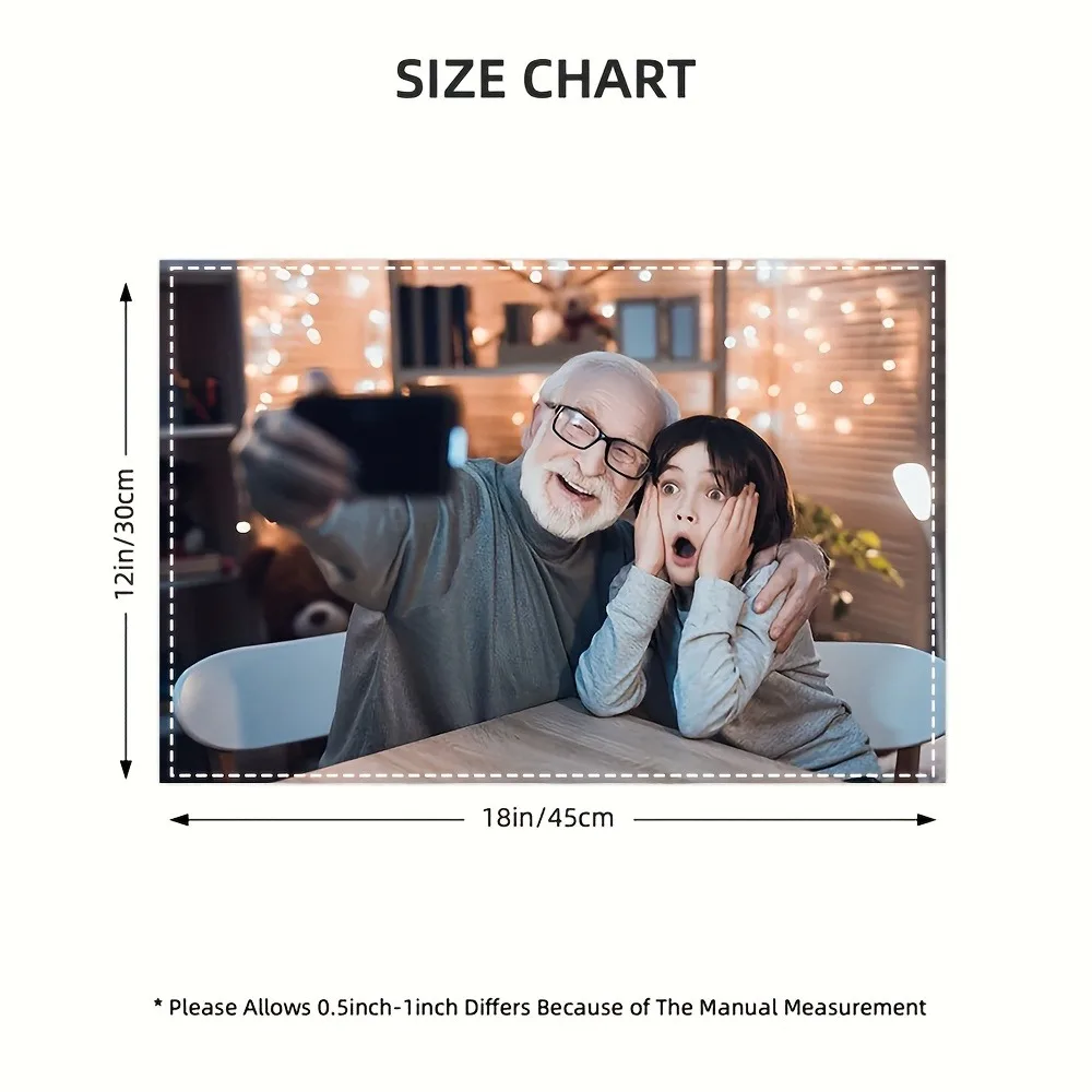 Custom Logo/Text/Pattern Placemats, Personalized Photo Placemats, Western-Style Placemats, Premium Custom Photo Placemats