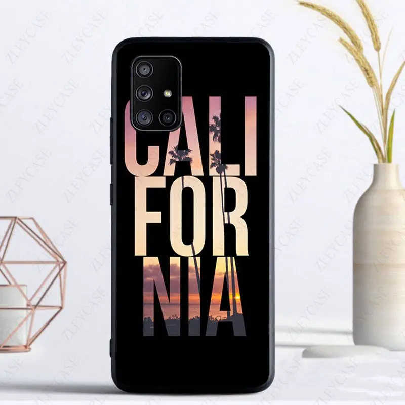 CALIFORNIA funda Phone Cover For samsung Galaxy A53 A52S A11 A14 A13 A21S A22 A23 A24 A32 A33 A34 A40 A41 A50 A51 A71 A73 cases