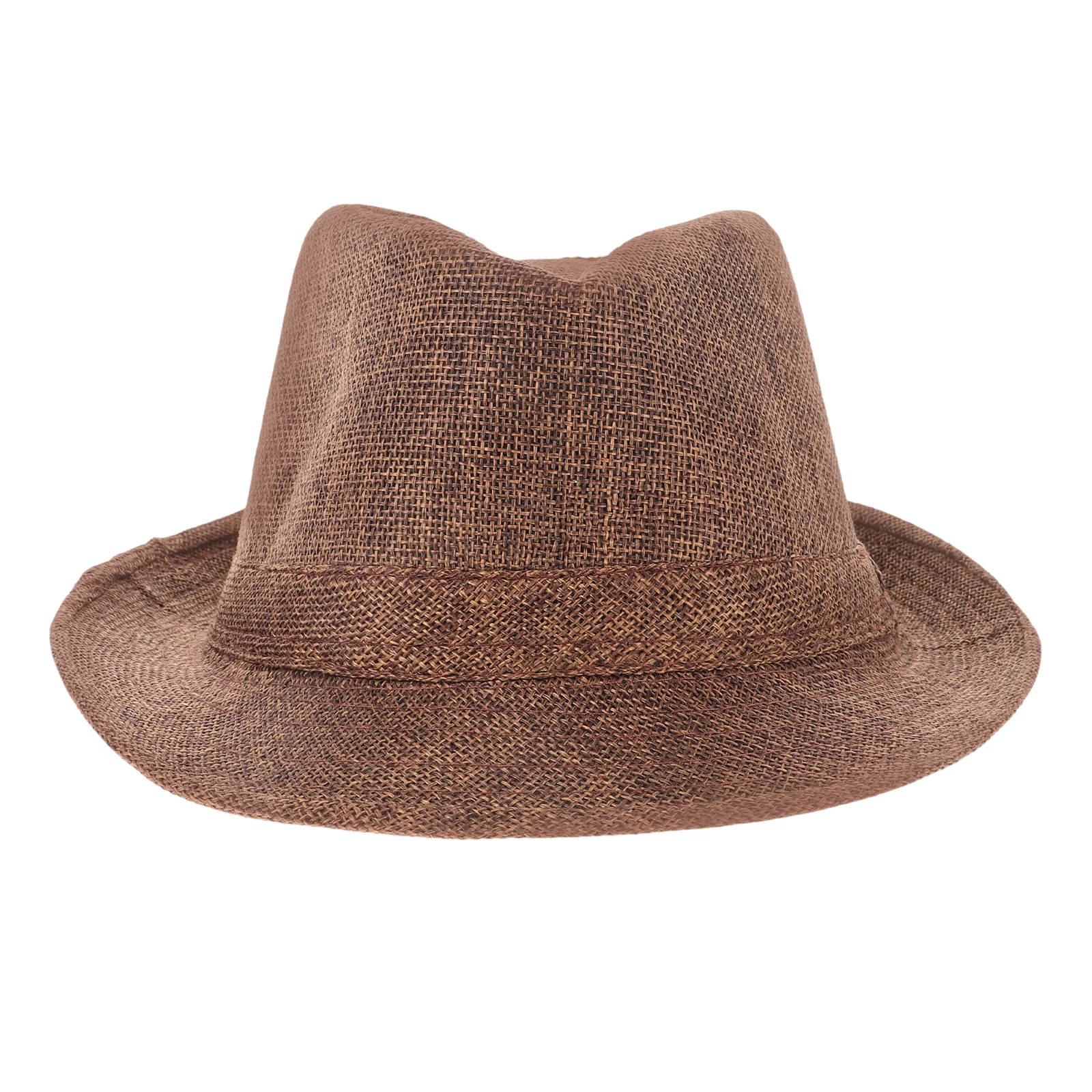 

Vintage Gentleman Hat Unisex Retro Jazz Fashion Accessory Men Women Classic Design Wide Brim Outdoor Summer Hat