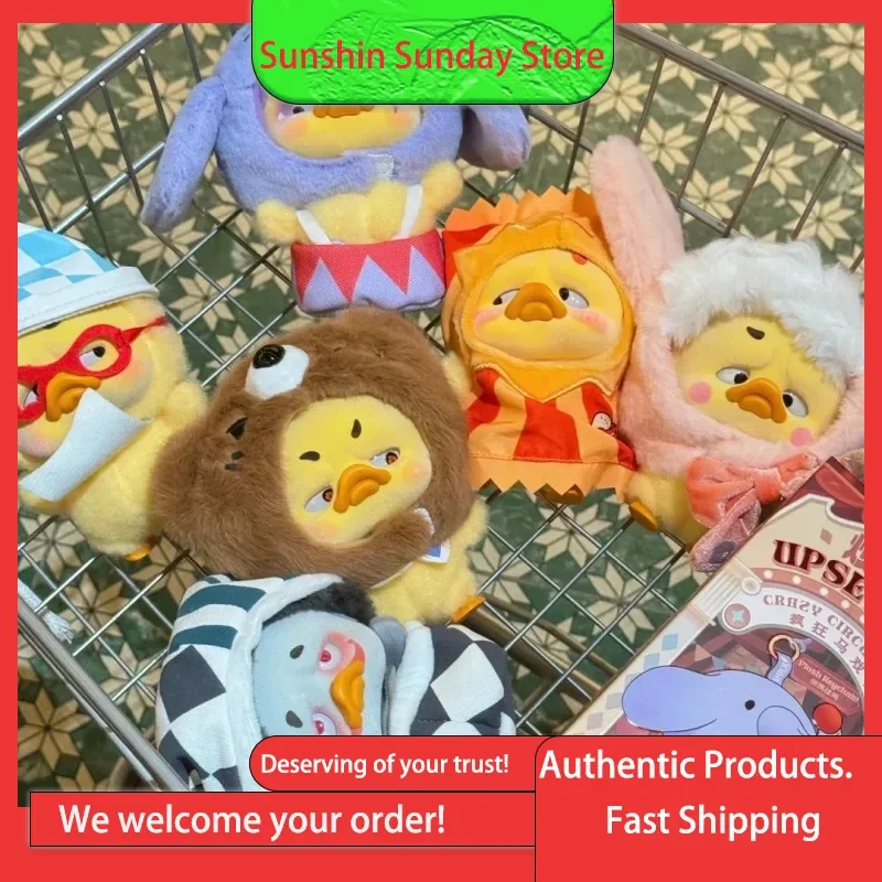 

Upsetduck V4 Crazy Circus Duck Series Blind Box Cute Upset Duck V4 Series Mystery Box Doll Ornament Kawaii Plushie Surprise Gift