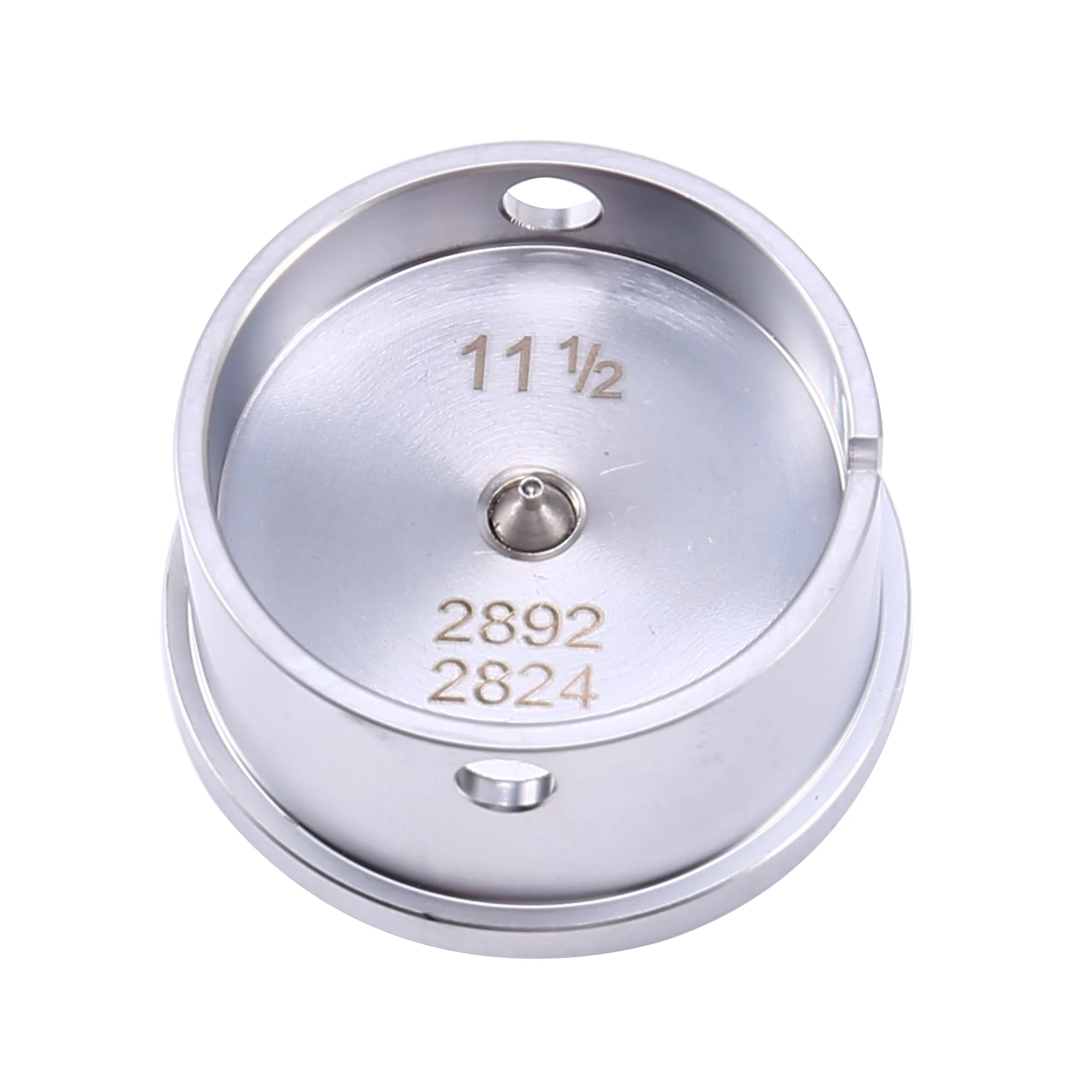 

New Stainless Steel Watch Movement Holder with Adjustable Hollow Center Screw for 2824