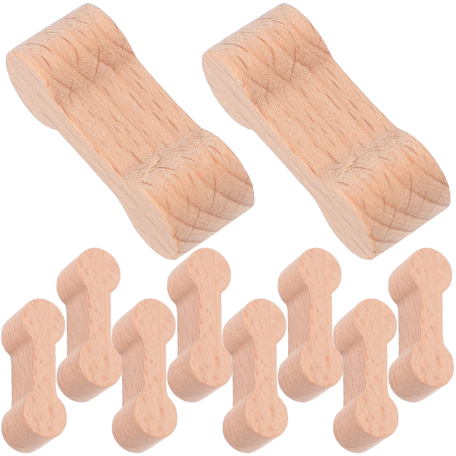 

16 Pcs Wooden Track Accessories DIY Kids Train Connector Model Toys Children Adaptors Simulation Funny Decorative Buckle
