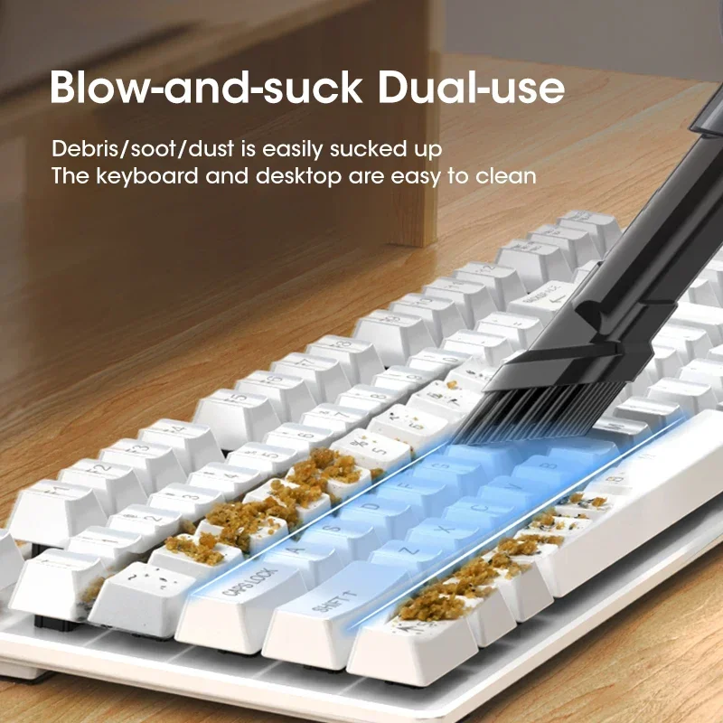 Wireless Car Vacuum Cleaner Mini Portable Handheld for Home Appliance Cleaning Machine 90000Pa Powerful Car Cleaner Keyboard