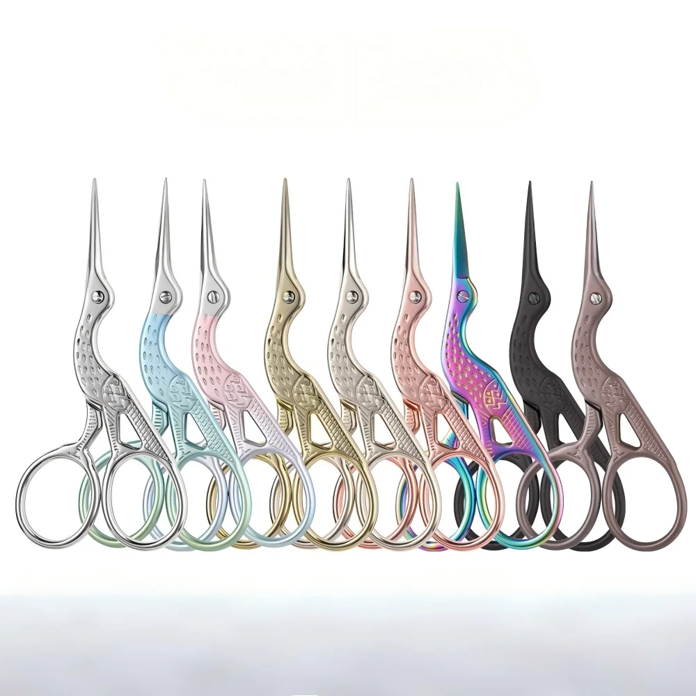 Stainless Steel Antique Scissors European Classic Craft Knitting Sewing Handicraft Scissor DIY Jewelry Tools New