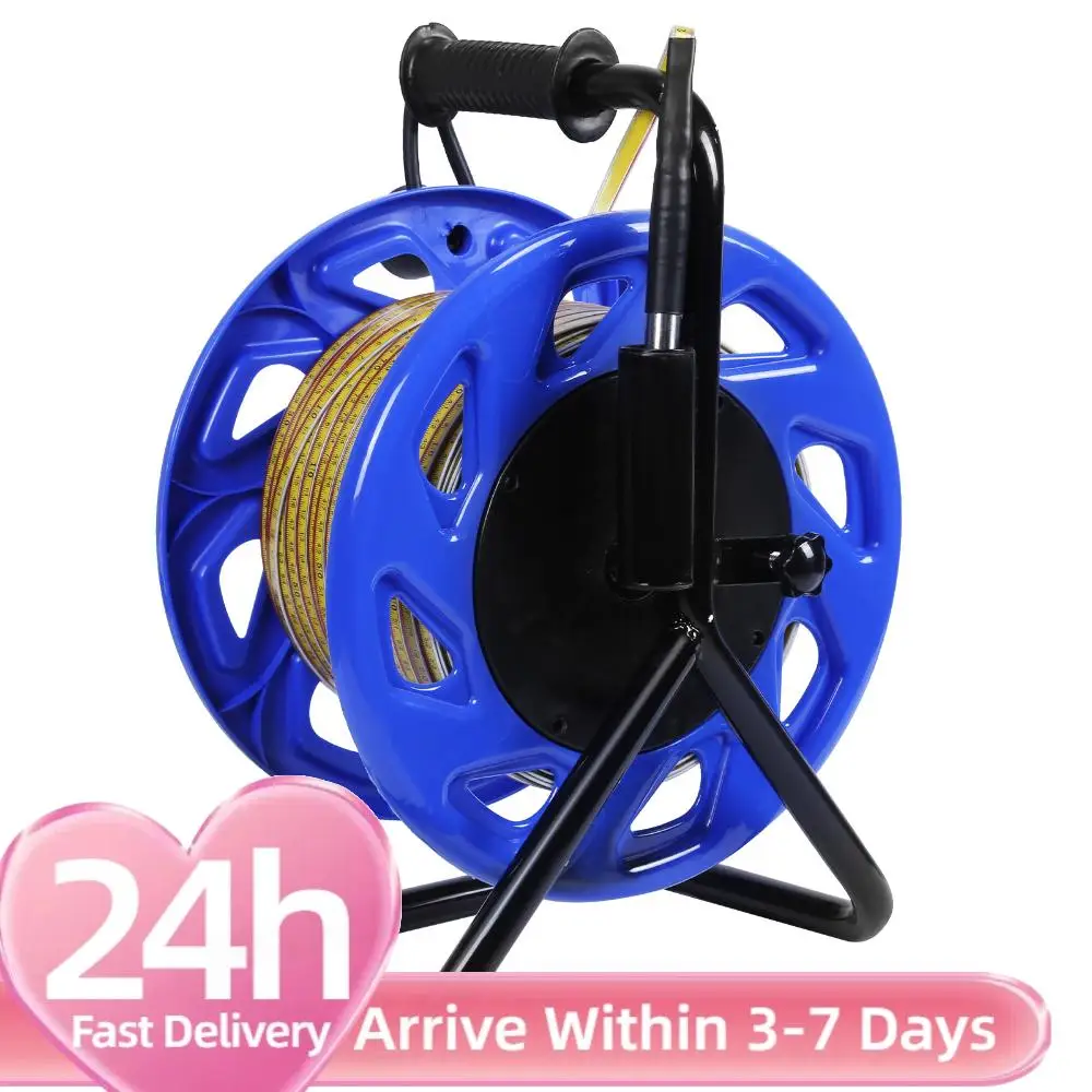 100m Groundwater Level Gauge with Fixed Probe and Steel Tape Groundwater Depth Measurer for Wells Boreholes Reservoirs and Pipes