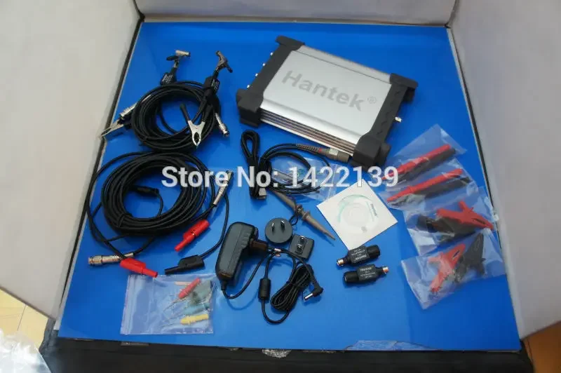 Hantek DSO3064 4CH 60MHZ Automobile Diagnostic Oscilloscope Kit3 Kit III 200MS/s sampling rate, 10k-16M memory depth