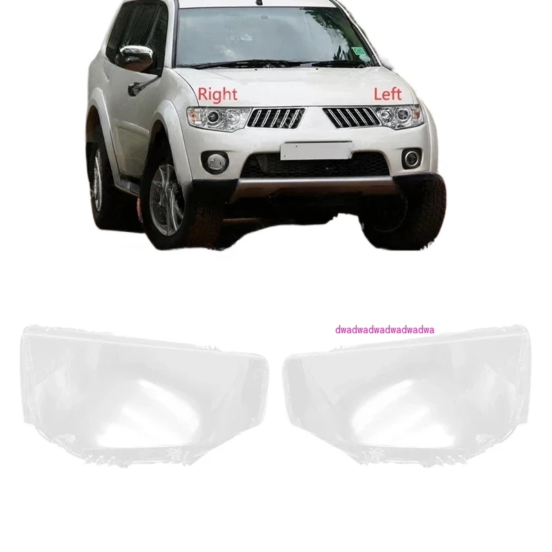 For Mitsubishi Pajero Sport 2013-2015 Headlight Shell Lamp Shade Transparent Lens Cover Headlight Cover