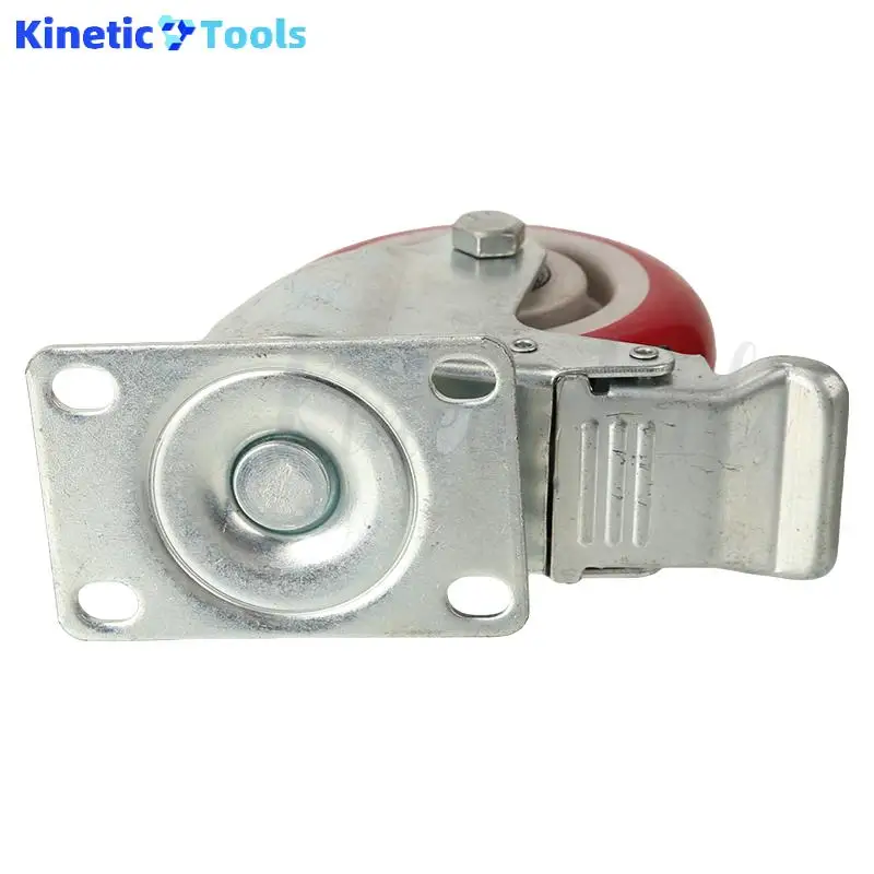 

4 Inch Heavy-Duty Universal Caster Wheels - 360° Swivel Silent Brake Ideal for Furniture Wear-Resistant for Platform Trolley