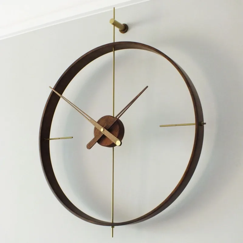Stylish Wall Clock Elegant Design Wall Clocks Nordic Modern Minimalist Decoration Timepiece Living Room Aesthetic Digital Clock