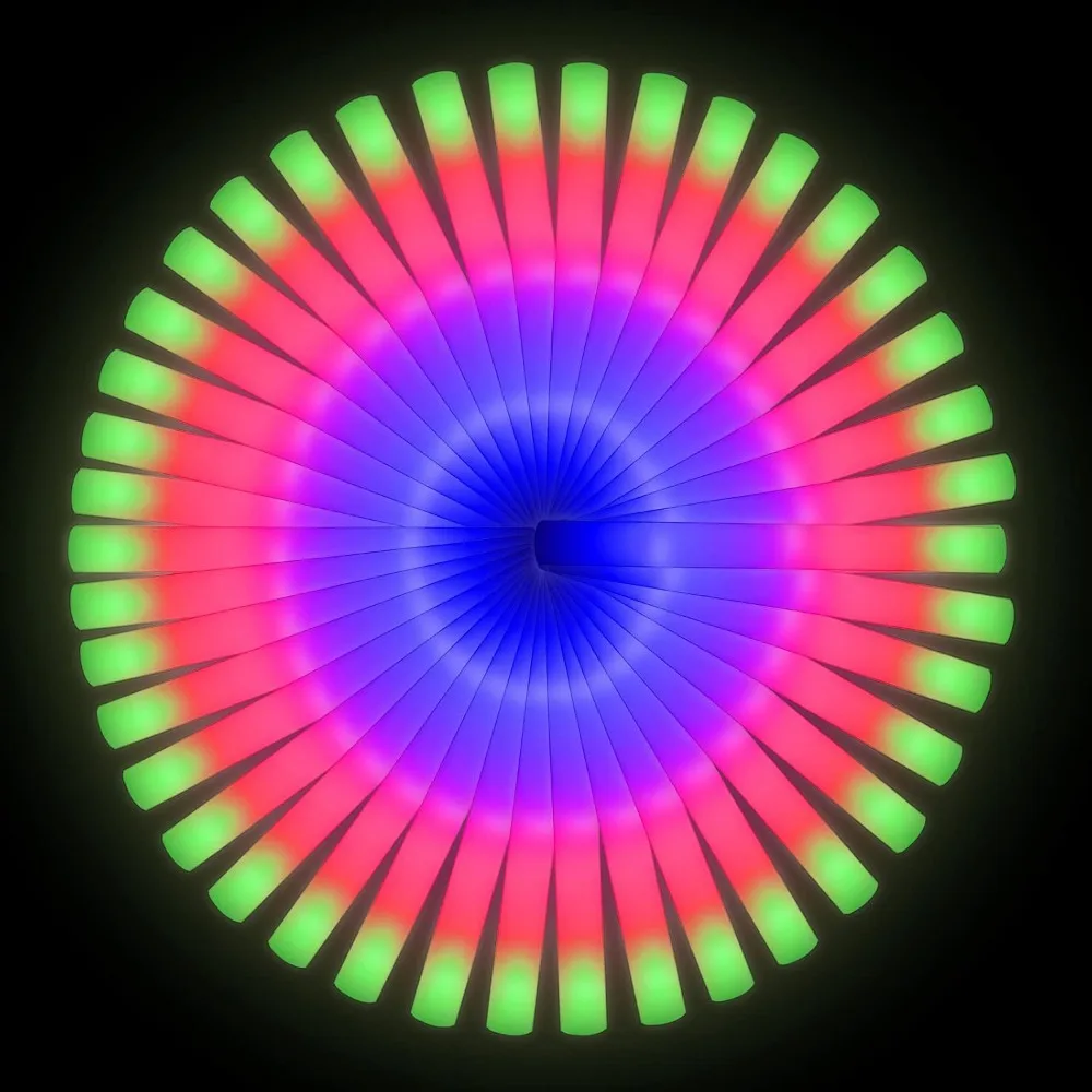 

Светящиеся палочки из пенопласта, палочки из пенопласта 102 шт. оптом, с 3 режимами красочного мигания, товары для свадеб, вечеринок, яркие палочки