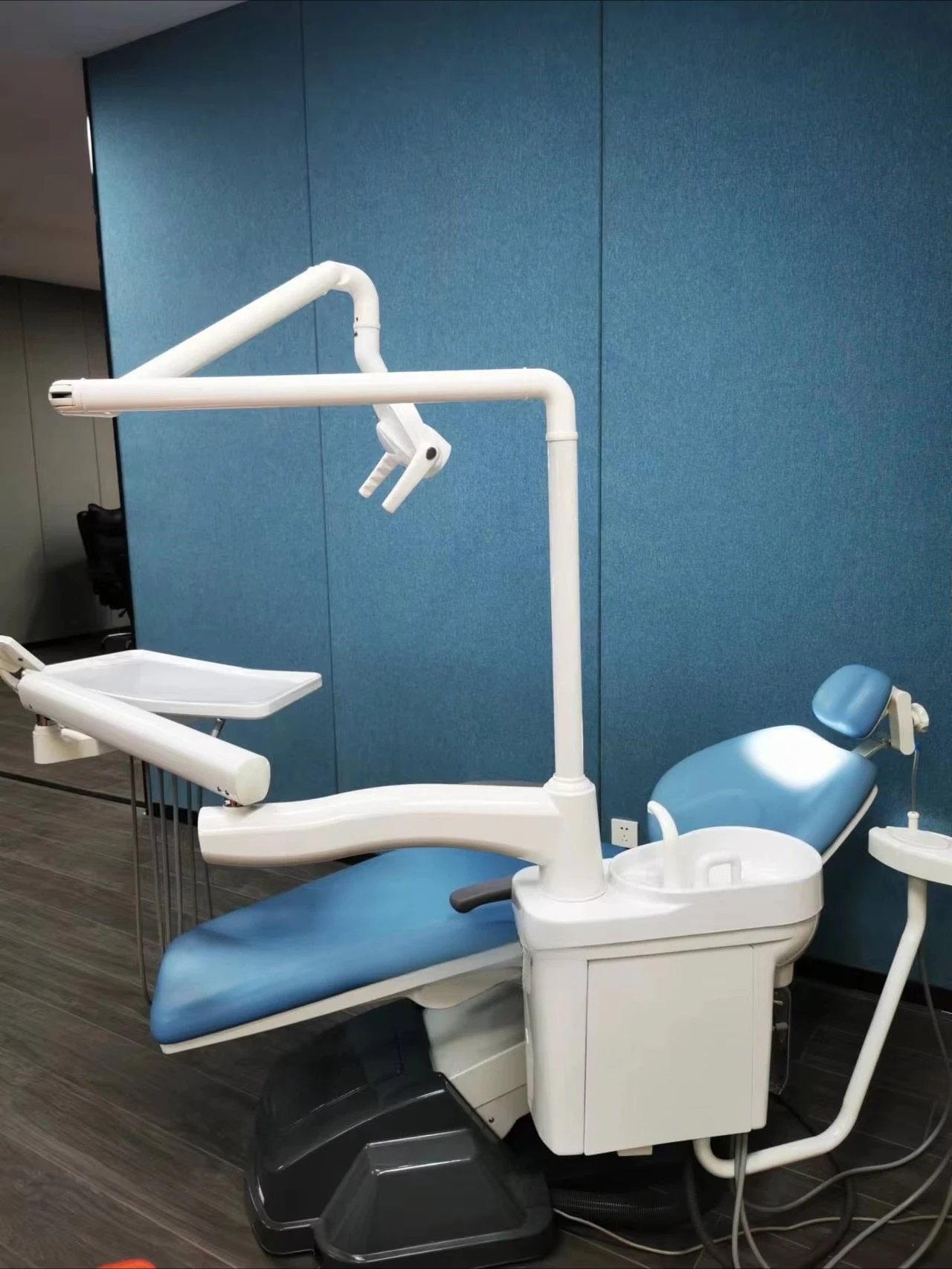 September Sale Foldable Dentl Chair Lcd Monior Full Sets Denal Chair Price List Led Lamp DDental Full Chair Cover