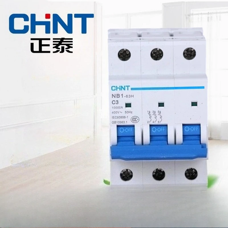 

CHINT NB1-63H 1P 2P MCB 10kA Miniature Circuit Breaker 1A 2A 3A 4A 6A 20A 10A 25A 32A 63A 40A House MCB With Indication