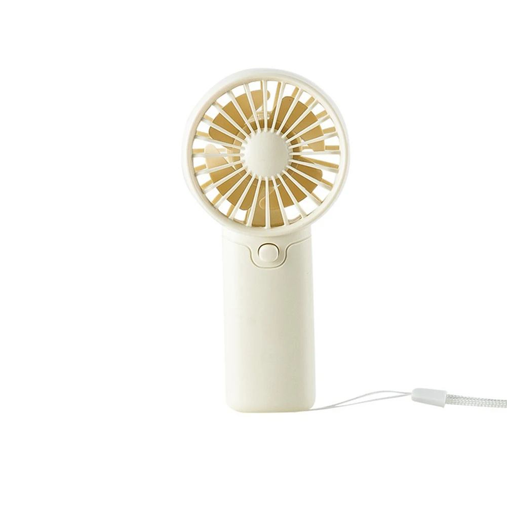 Classic White Lightweight Pocket Fan Variety Options White Handheld Fan Long Lasting Mini Portable Noise Comfortable To Hold