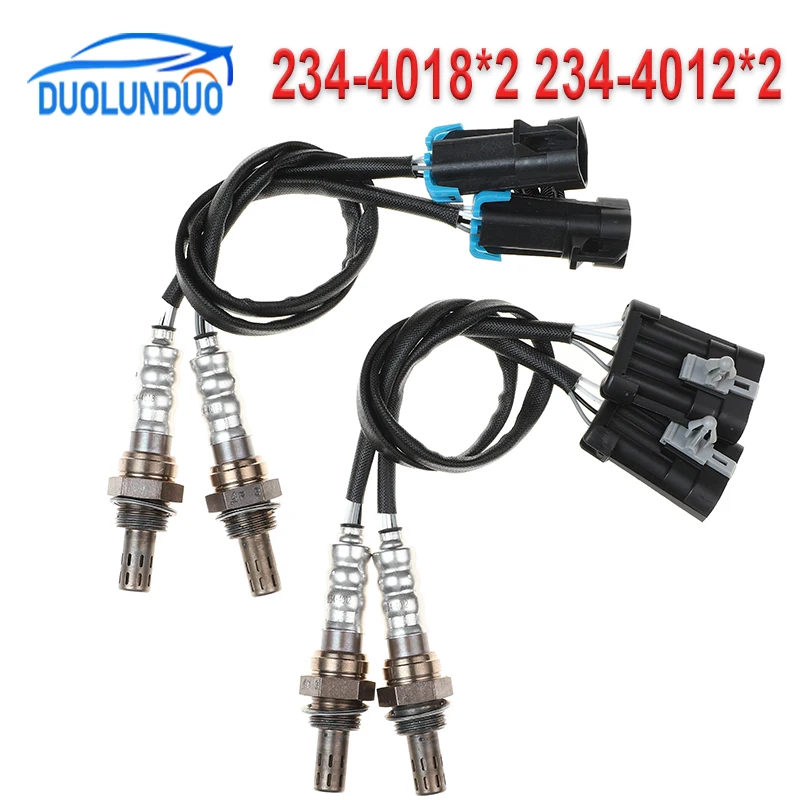 New 4PCS Oxygen Sensor Hight Quality Car Accessories 2344018 234-4012 2344018 2344012 For Chevrolet C1500 K1500 GMC Sierra