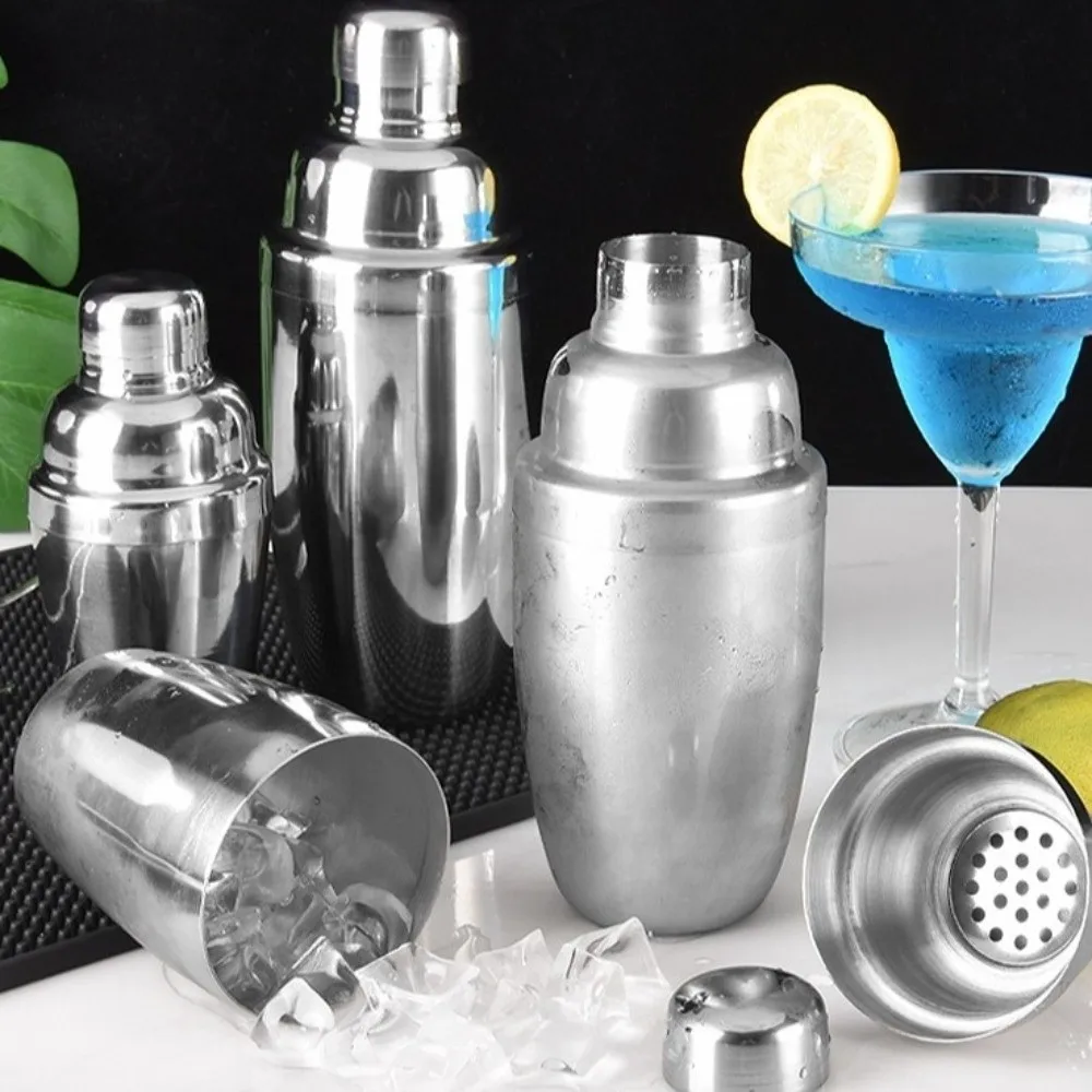 

250/350/550/750ml Cocktail Wobble Cup Food Grade Leakproof Martini Mixing Bottle 3 Section Heavy Duty Bartending Tools Salon