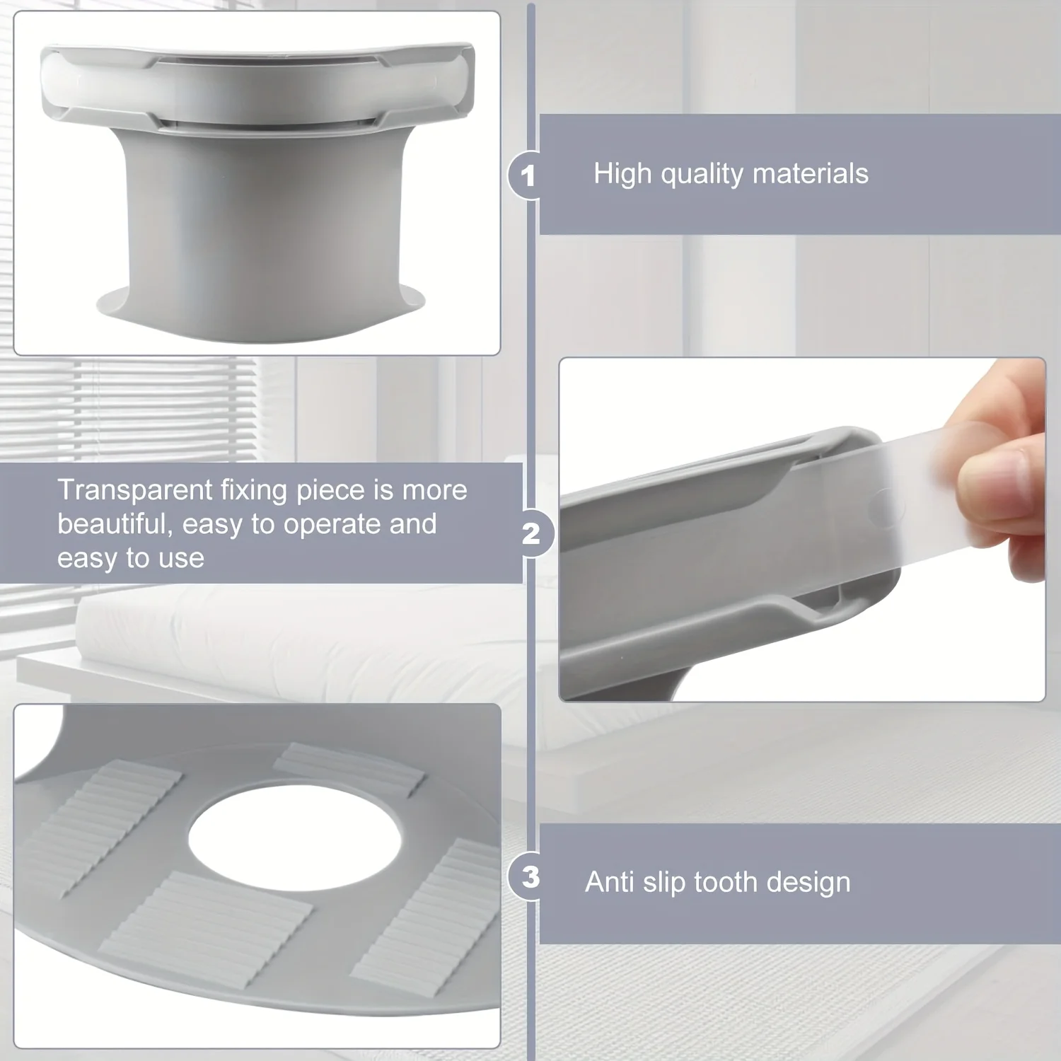 4PCS Unsichtbare Spannbettlaken-Clips, starke Eckenstraffer, Matratzenriemen, rutschfeste Halter, für alle Bettgrößen, sichere Fixierung, langlebige Elastikbänder, Bettwäsche-Zubehör, Schlafzimmer-Organizer, ideal für – Detail 7