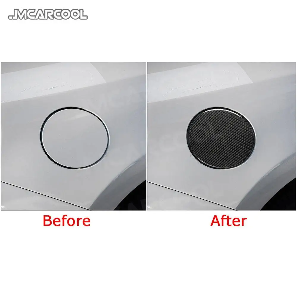 

JMCARCOOL Carbon Fiber Car Fuel Tank Cap Trim Cover Sticker For Toyota GT86 FT86 ZN6 Subaru BRZ 2013-2017 Exterior Decoration