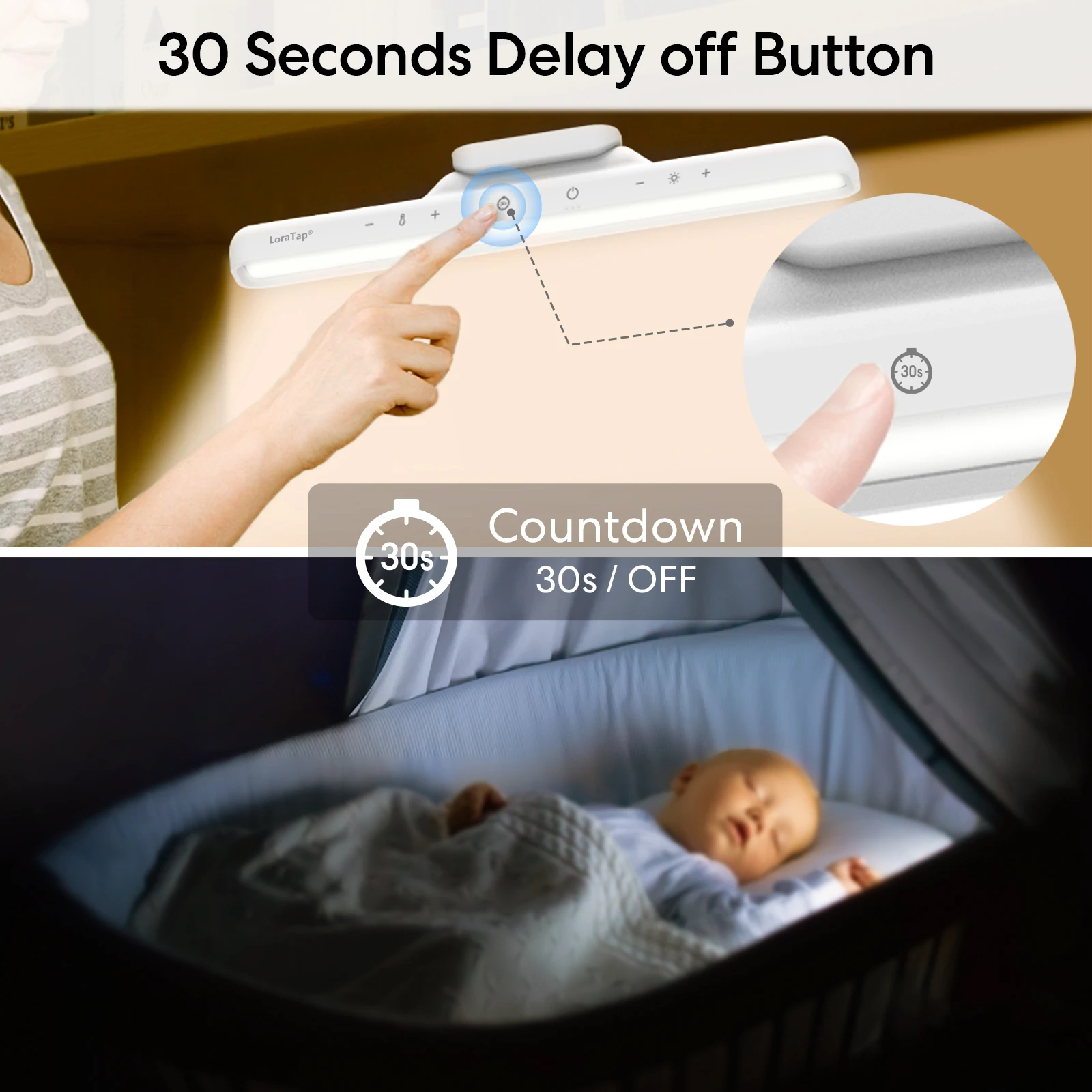 RiooCubee LED كتاب ضوء لاسلكي 3 ألوان عكس الضوء USB قابلة للشحن مصباح القراءة للكتب في السرير كليب على ضوء الليل #4