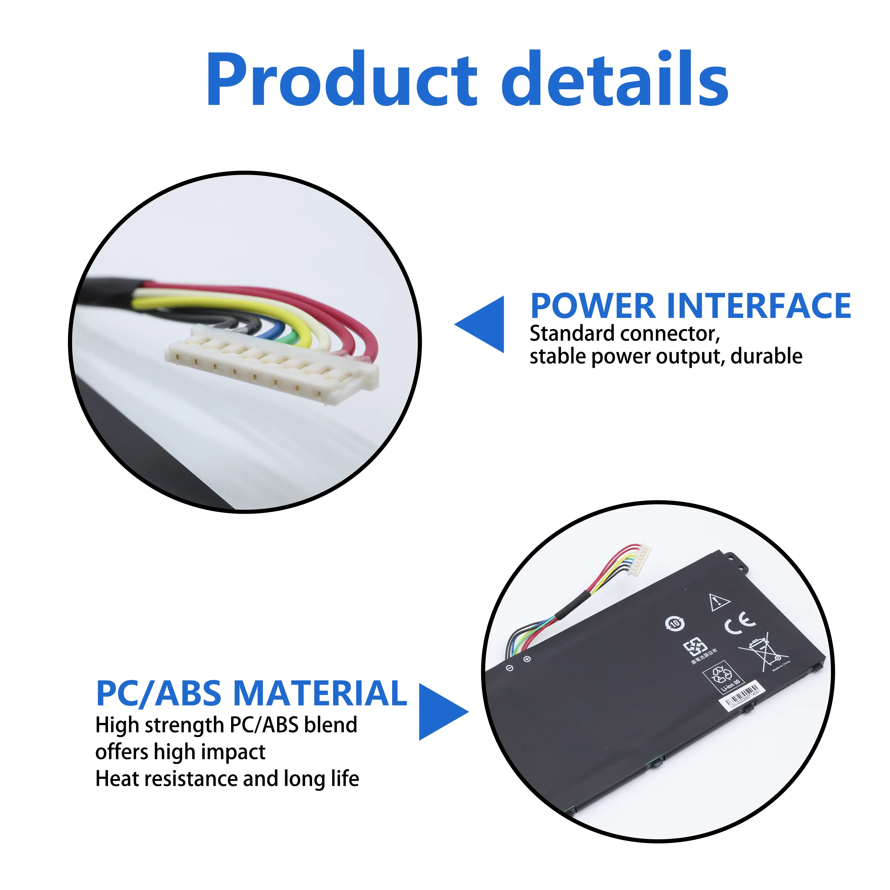 Acer Nitro 5 AN515-51 AN515-52 AN515-53 Aspire V3-371 V3-111 ES1-111 ES1-512 R3-131T R5-471T R7-371T R7-372T, AC14B8K