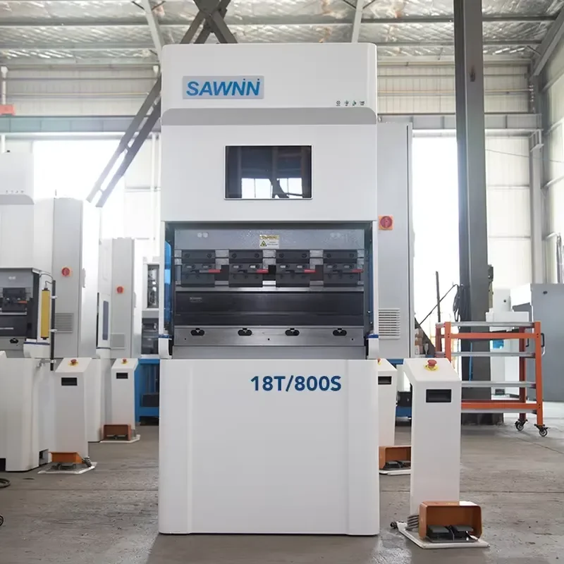 Skillful Manufacture CNC Semi-Automatic Press Brake Bending Machine 18T/800s Motor Pump for Stainless Steel High Productivity