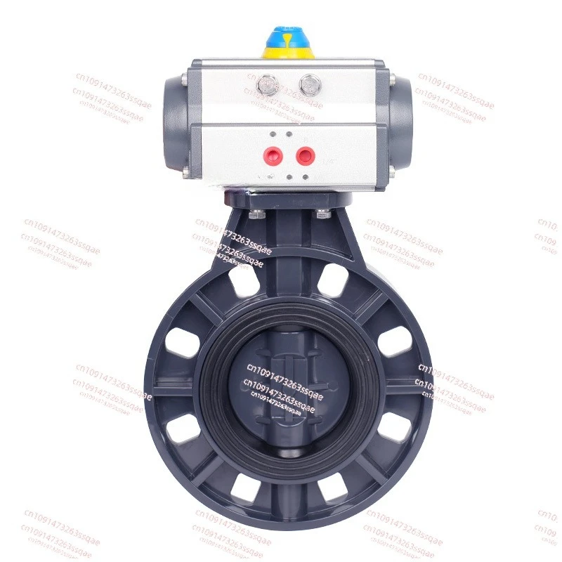 

Pneumatic butterfly valveplastic clip-on chemical acid and alkali corrosion resistant environmental protection sewage switch