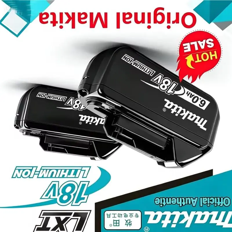 6000mAh 100% Original Makita 18V Akku BL1860B BL1840 BL1830B BL1850B BL1850 BL1860 BL1815 Ersatz-Lithium-Akku