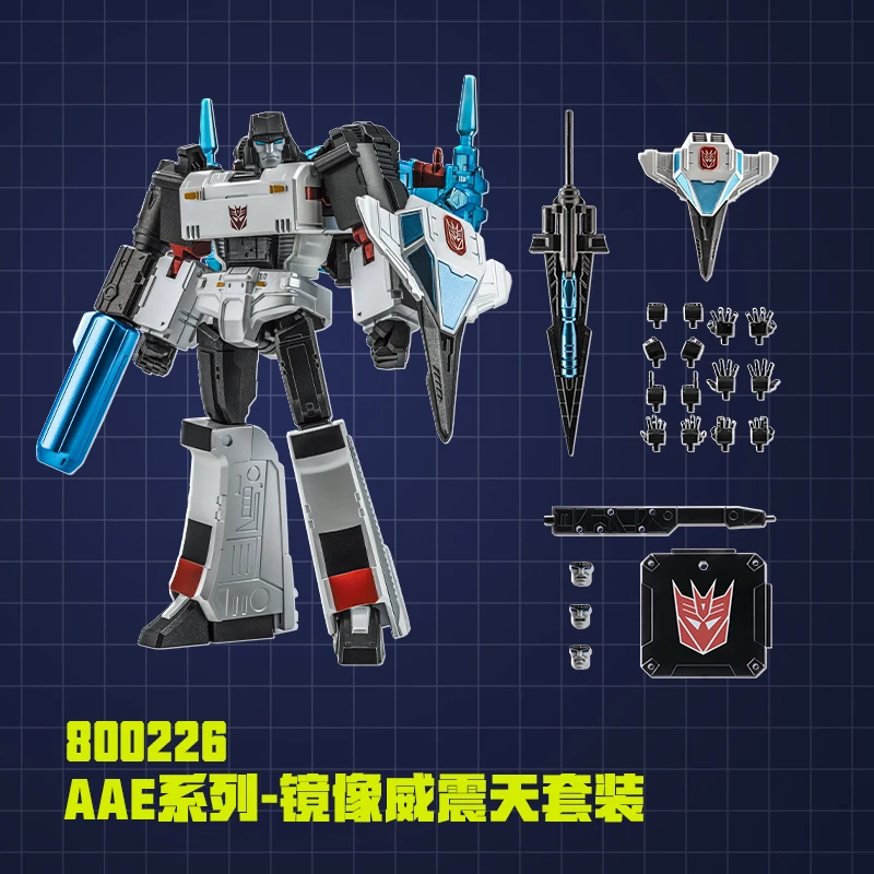 المحولات AULDEY X AAE الزجاج المحطم ‌   شخصيات الرسوم المتحركة Starscream Megatron G1 نموذج التنقل المشترك جمع هدايا الألعاب
