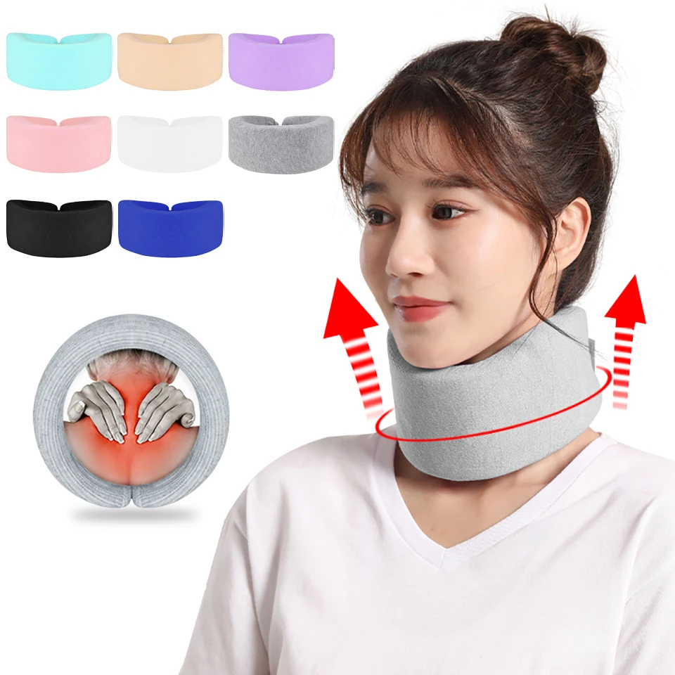 Sponge Neck Protection Soft Neck Support Cervical Spine Fixation Belt Supports and Protects Cervical Spine Warm Neck Sleeve