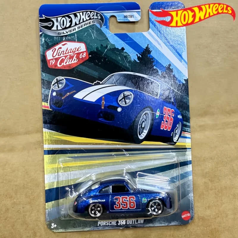 

In Stock Hot Wheels Vintage Club Series HRT81 Simulation Alloy Car Model Porsche Alfa Romeo Bmw Ford Toys Collection Boy Gift