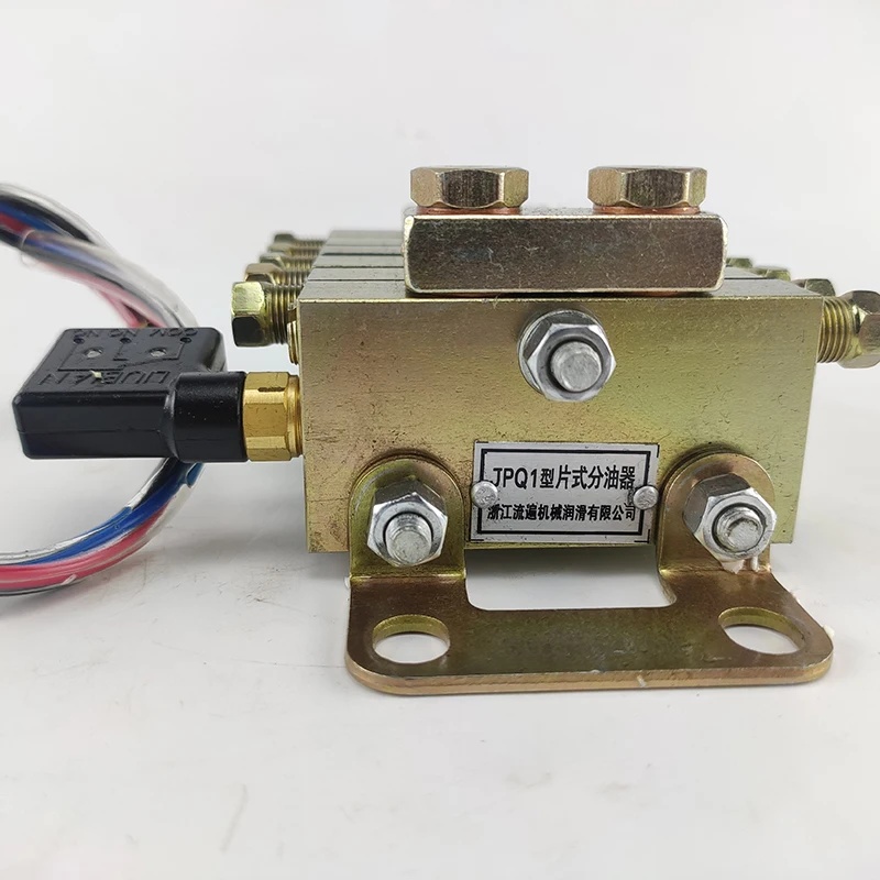 JPQ1 سلسلة 5/6/7/8/9/10/11/12/13/14 طريقة الموزع التقدمي موزع تزييت الشحوم الأوتوماتيكي تدفق قابل للتخصيص #3
