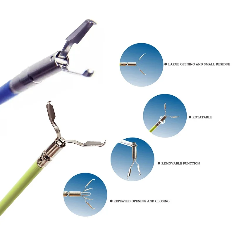 Disposable Endoscopic Hemoclip Endoscopic Flexible Rotatable clips