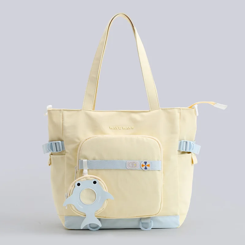 Multifunctional Mommy Tote Bag, Large‑Capacity Fashion Women Shoulder Bag, Casual Outdoor Travel & School Satchel Hand view 5