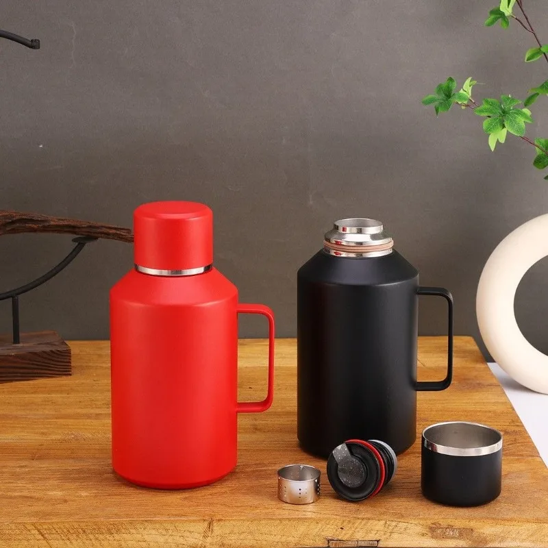 316 Vacuum Stainless Steel Kettle, Large Capacity, Outdoor Sports Kettle