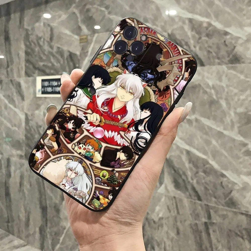 Anime Inuyasha Phone Case For IPhone 15 8 7 6 6S Plus X SE 2020 XR XS 14 11 12 13 Mini Pro Max Mobile Case