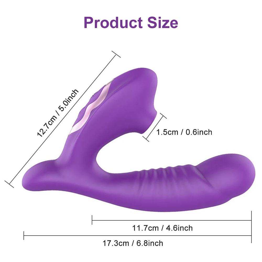 Clitoral Sucking Vibrator 10 Speed Vibrating Oral Sex Suction G-Spot Stimulation Female Masturbation Erotic Sex Toy For Women