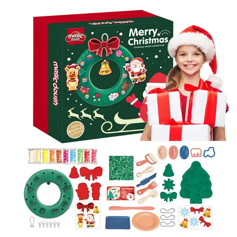 

Children Clay Toy Set Hands-On Clay Toy Educational and Stretchable Kids Hands-On Toys for Holiday Gifts Craft Classes Classroom