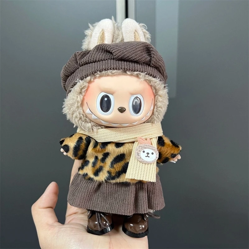 

Кукольная одежда для мини-плюшевой куклы Labubu, комплект одежды для Labubu, повседневные модные аксессуары, подарочная одежда, высокое качество