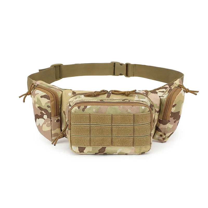 Multi-functional Tactical Chest Waist Pack for Outdoor Sports - Durable, Wear-resistant Crossbody Bag with Concealed Carry Compa