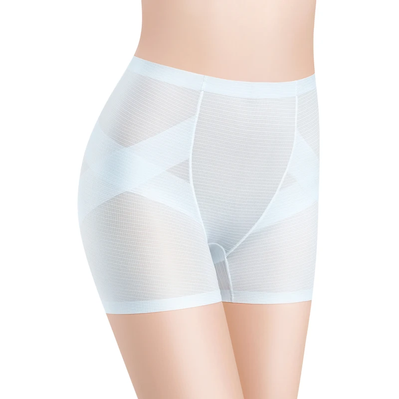 حزام أمان من الحرير الجليدي بعد الولادة ، سراويل تحكم ، شد البطن ، ملابس داخلية نسائية رفيعة للغاية ، مشدات جسم مثيرة