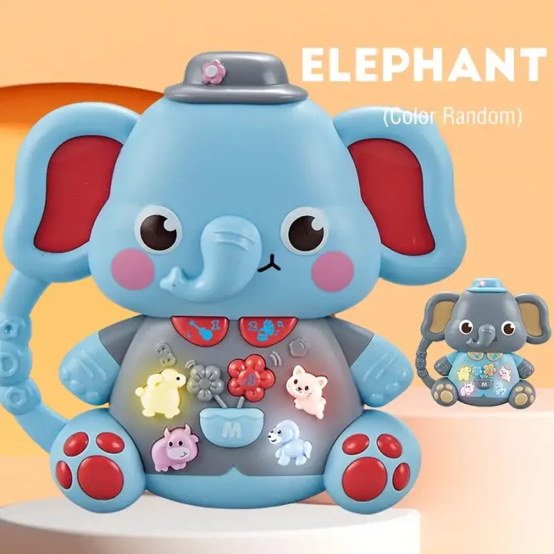 電子コアラピアノフィンガーキーボード象漫画動物ライト音楽マルチモード効果音子供の教育おもちゃギフト