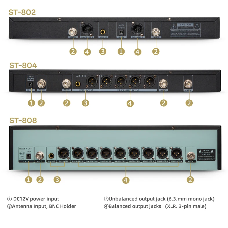 8 Channel Mic Long Range Professional Conference Microphone Handheld 8 Channel UHF Wireless Microphone System